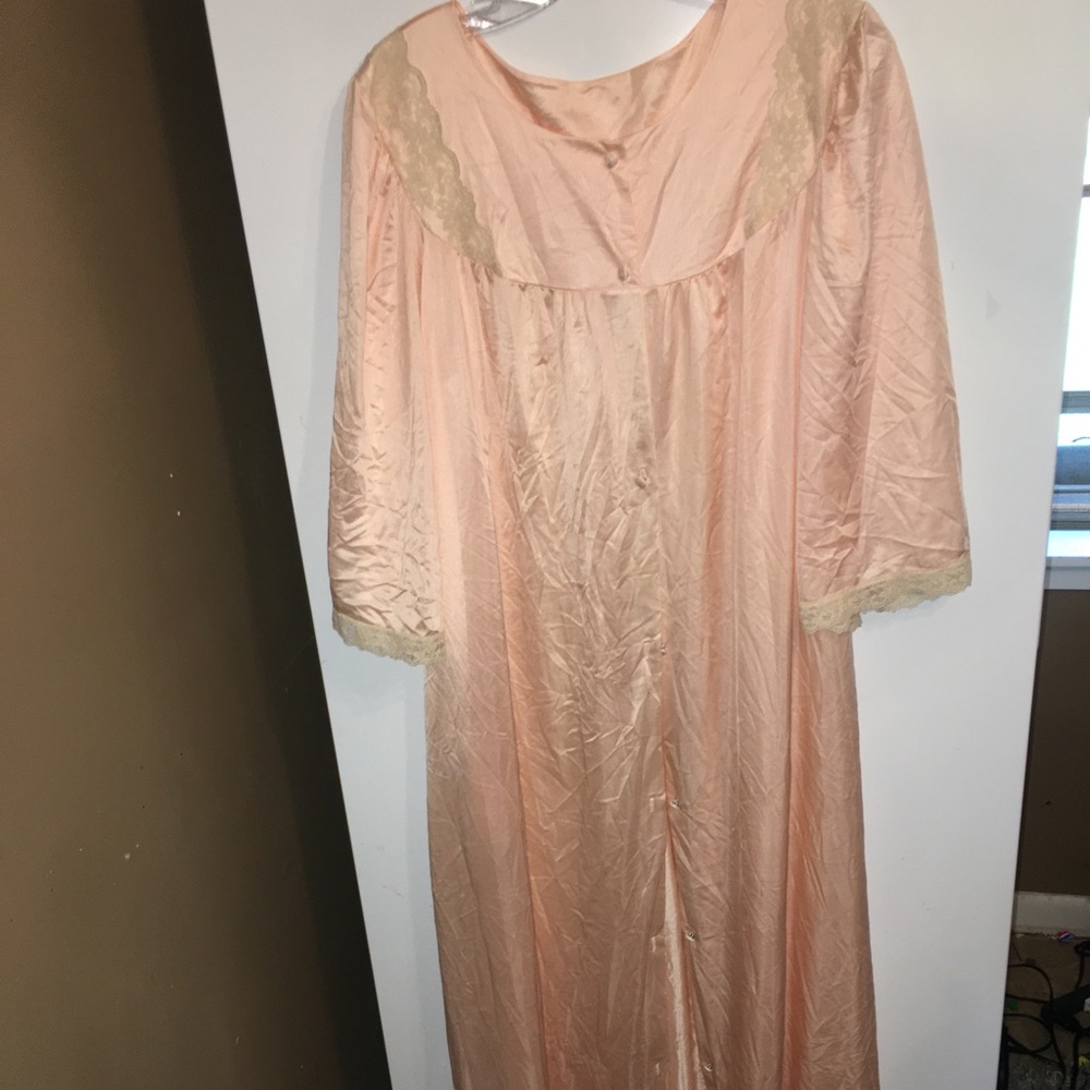 Silky Bell Sleeve Robe